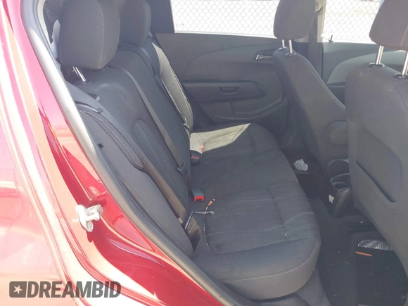 2016 Chevrolet Sonic LT with VIN 1G1JC6SH7G4127373, listed as a IAAI auction lot 41970423 with 130,440 mi miles. Bid and sale history available at carsss.com. Image 8.