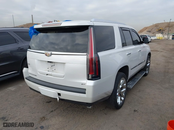 2017 Cadillac Escalade Platinum with VIN 1GYS4DKJ7HR277904, listed as a IAAI auction lot 41757014 with 109,177 mi miles. Bid and sale history available at carsss.com. Image 4.