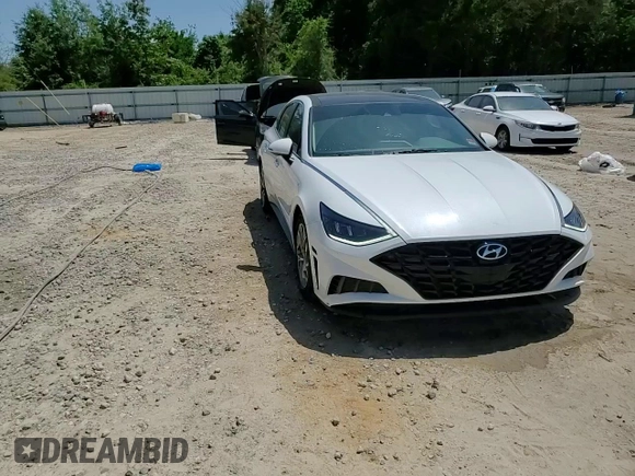 2020 Hyundai Sonata SEL z VIN 5NPEF4JA0LH028116, wystawiony jako Copart lot #57216045 z przebiegiem 58 285 mil mil oraz Nie do naprawy • Non repairable. Historia ofert i sprzedaży dostępna na DreamBid. Obrazek 14.