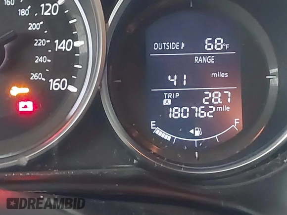2016 Mazda CX-5 Grand Touring with VIN JM3KE4DY5G0816575, listed as a IAAI auction lot 42101340 with 180,762 mi miles and . Bid and sale history available at carsss.com. Image 15.