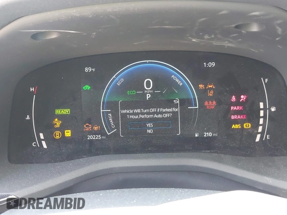 2025 Toyota Camry LE with VIN 4T1DAACK5SU008796, listed as a IAAI auction lot 41978714 with 20,225 mi miles and . Bid and sale history available at DreamBid. Image 7.
