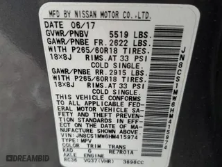 2017 Infiniti QX70 with VIN JN8CS1MW6HM415974, listed as a Copart auction lot 86130374 with 77,638 mi miles and Salvage Title. Bid and sale history available at carsss.com. Image 15.