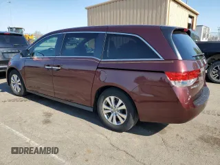 2015 Honda Odyssey EX with VIN 5FNRL5H49FB038016, listed as a Copart auction lot 54004185 with 132,919 mi miles and Salvage Title. Bid and sale history available at DreamBid. Image 2.