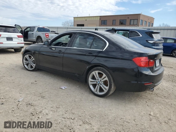 2015 BMW 3 Series 335i xDrive with VIN WBA3B9C51FP459327, listed as a Copart auction lot 50722795 with 58,275 mi miles and Salvage title. Bid and sale history available at DreamBid. Image 2.