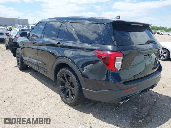 2022 Ford Explorer ST z VIN 1FM5K8GC1NGA40631, wystawiony jako IAAI lot #42009716 z przebiegiem 37 700 mil mil oraz . Historia ofert i sprzedaży dostępna na DreamBid. Obrazek 3.