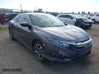 2017 Honda Civic Coupe LX with VIN 2HGFC4A51HH311934, listed as a IAAI auction lot 41773765 with 48,055 mi miles. Bid and sale history available at carsss.com. Image 1.