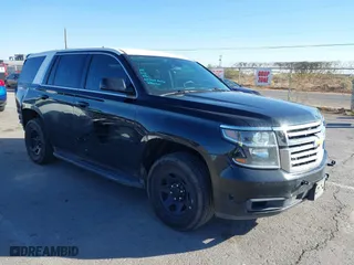 2020 Chevrolet Tahoe Commercial with VIN 1GNLCDEC4LR183215, listed as a IAAI auction lot 40783993 with 119,705 mi miles. Bid and sale history available at carsss.com. Image 1.