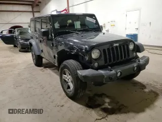 2018 Jeep Wrangler JK Unlimited Sport S with VIN 1C4HJWDG6JL821579, listed as a Copart auction lot 87313354 with 29,691 mi miles and Salvage Title. Bid and sale history available at carsss.com. Image 14.