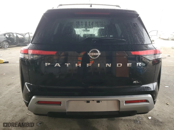 2024 Nissan Pathfinder SL with VIN 5N1DR3CA1RC317144, listed as a Copart auction lot 85895234 with 970 mi miles and Salvage Title. Bid and sale history available at carsss.com. Image 6.