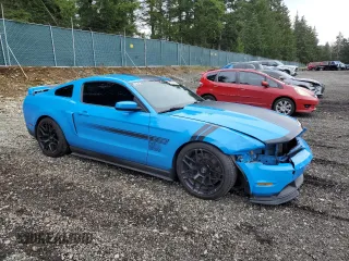 2012 Ford Mustang GT Premium with VIN 1ZVBP8CF4C5279282, listed as a Copart auction lot 49858185 with 66,745 mi miles and Salvage Title. Bid and sale history available at DreamBid. Image 4.