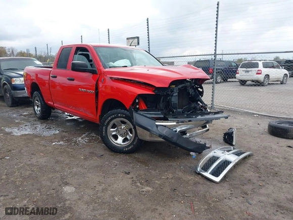 2012 Ram 1500 Tradesman with VIN 1C6RD7FP4CS127858, listed as a IAAI auction lot 40894009 with 134,752 mi miles. Bid and sale history available at carsss.com. Image 1.