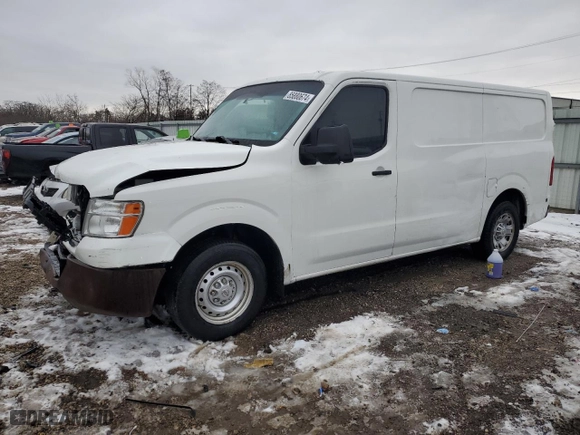 2016 Nissan NV S with VIN 1N6BF0KM1GN806690, listed as a Copart auction lot 85880674 with 150,057 mi miles and Salvage Title. Bid and sale history available at carsss.com. Image 1.