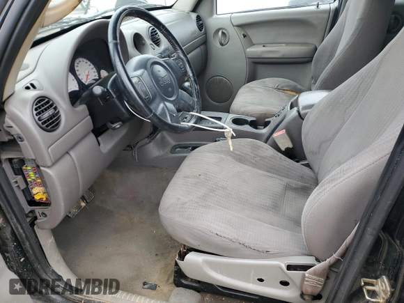 2003 Jeep Liberty Sport with VIN 1J4GK48K73W730795, listed as a Copart auction lot 46468005 with 232,292 mi miles and Salvage Title. Bid and sale history available at DreamBid. Image 7.