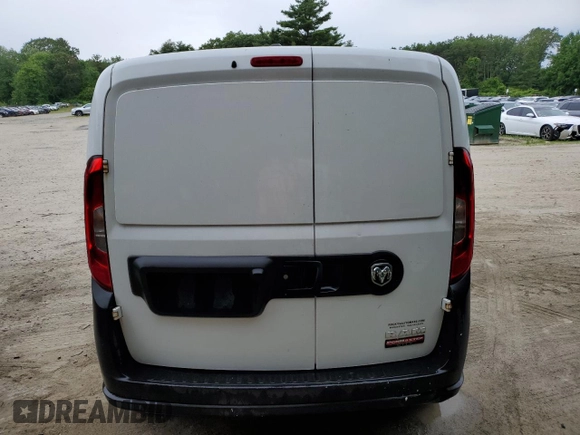 2015 Ram ProMaster City Cargo Tradesman with VIN ZFBERFAT6F6A33362, listed as a Copart auction lot 60480955 with 171,889 mi miles and Clean title. Bid and sale history available at DreamBid. Image 6.