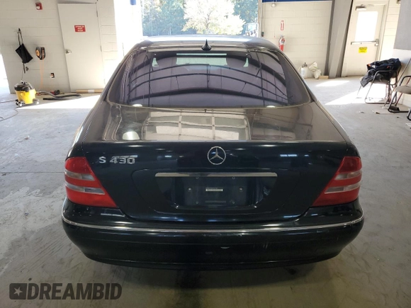 2002 Mercedes-Benz S-Class 4.3L with VIN WDBNG70J42A312708, listed as a Copart auction lot 76772414 with 194,656 mi miles and Clean Title. Bid and sale history available at carsss.com. Image 6.