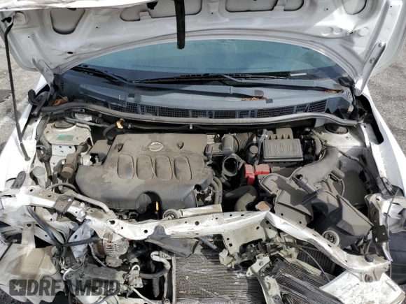 2008 Nissan Versa 1.8 S with VIN 3N1BC11E58L371074, listed as a Copart auction lot 46701965 with 49,467 mi miles and Salvage Title. Bid and sale history available at carsss.com. Image 12.