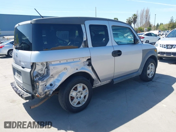 2005 Honda Element LX with VIN 5J6YH18335L004267, listed as a IAAI auction lot 41955187 with 136,283 mi miles and . Bid and sale history available at DreamBid. Image 4.