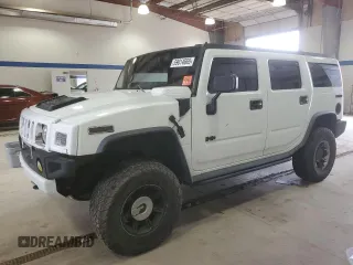 2003 Hummer H2 z VIN 5GRGN23U53H100478, wystawiony jako Copart lot #59014665 z przebiegiem 87 307 mil mil oraz Czysty tytuł • Clean title. Historia ofert i sprzedaży dostępna na DreamBid. Obrazek 1.