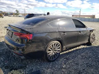 2022 Audi A5 Sportback Premium Plus with VIN WAUCBCF57NA010695, listed as a Copart auction lot 75542543 with 0 mi miles. Bid and sale history available at carsss.com. Image 3.