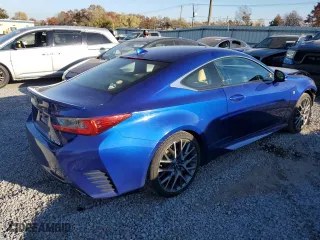 2015 Lexus RC 350 with VIN JTHSE5BC7F5000165, listed as a Copart auction lot 77470704 with 126,525 mi miles and Salvage Title. Bid and sale history available at carsss.com. Image 3.