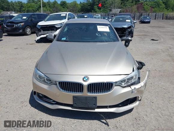 2015 BMW 4 Series 435i xDrive with VIN WBA3T7C51FP942320, listed as a IAAI auction lot 42584318 with 81,814 mi miles and . Bid and sale history available at DreamBid. Image 12.