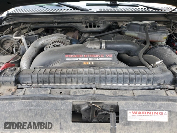 2005 Ford F-250 XL with VIN 1FTSX21P95EC04477, listed as a Copart auction lot 60419475 with Not provided miles and Salvage title. Bid and sale history available at DreamBid. Image 11.