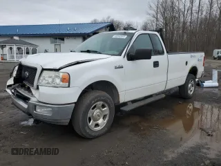 2004 Ford F-150 XL with VIN 1FTRF14W24NA80971, listed as a Copart auction lot 48242325 with 150,293 mi miles and Salvage Title. Bid and sale history available at carsss.com. Image 1.
