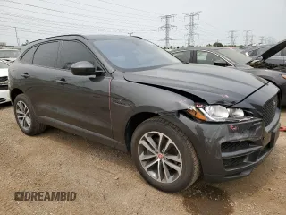 2018 Jaguar F-Pace 25t Premium with VIN SADCJ2FX4JA247404, listed as a Copart auction lot 59439835 with 70,458 mi miles and Salvage title. Bid and sale history available at DreamBid. Image 4.