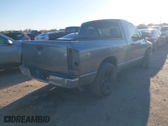 2005 Dodge 1500 ST with VIN 1D7HA16K45J620744, listed as a IAAI auction lot 41733341 with 178,020 mi miles and . Bid and sale history available at DreamBid. Image 4.