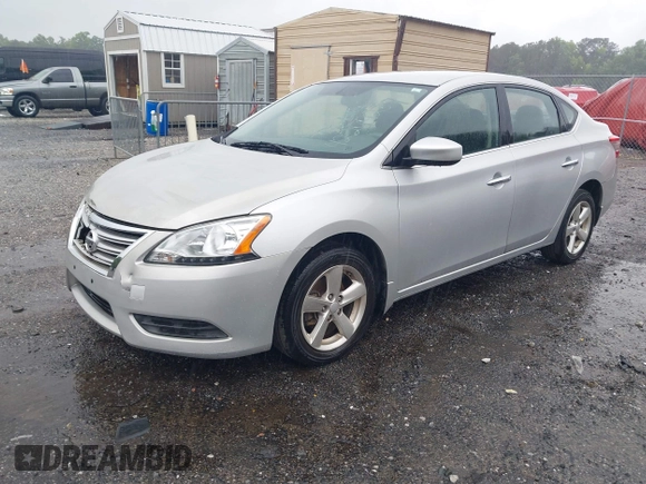 2014 Nissan Sentra SV with VIN 1N4AB7AP5EN853187, listed as a IAAI auction lot 42249239 with 188,405 mi miles and . Bid and sale history available at DreamBid. Image 2.