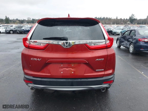 2017 Honda CR-V Touring with VIN 2HKRW2H9XHH683988, listed as a IAAI auction lot 41740218 with 55,488 mi miles. Bid and sale history available at carsss.com. Image 17.