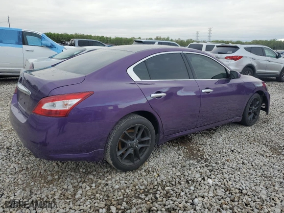 2009 Nissan Maxima 3.5 S with VIN 1N4AA51E89C821650, listed as a Copart auction lot 51998925 with 161,433 mi miles and Salvage Title. Bid and sale history available at carsss.com. Image 3.
