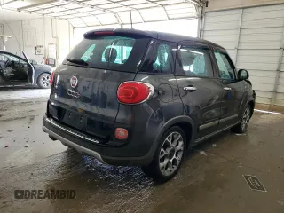 2017 FIAT 500L Trekking with VIN ZFBCFADHXHZ039285, listed as a Copart auction lot 78538274 with 78,428 mi miles and Salvage Title. Bid and sale history available at carsss.com. Image 3.