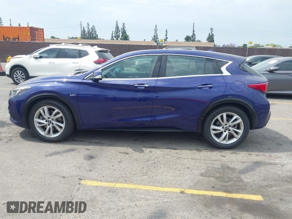 2018 Infiniti QX30 Luxury with VIN SJKCH5CP2JA056994, listed as a IAAI auction lot 42429273 with 48,048 mi miles and . Bid and sale history available at DreamBid. Image 14.