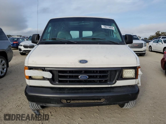 2004 Ford Econoline Cargo with VIN 1FTRE14W14HA39538, listed as a Copart auction lot 78675864 with 252,454 mi miles and Salvage Title. Bid and sale history available at carsss.com. Image 5.