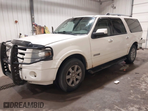 2008 Ford Expedition EL Limited with VIN 1FMFK20548LA35948, listed as a IAAI auction lot 41345824 with 213,463 mi miles. Bid and sale history available at carsss.com. Image 2.