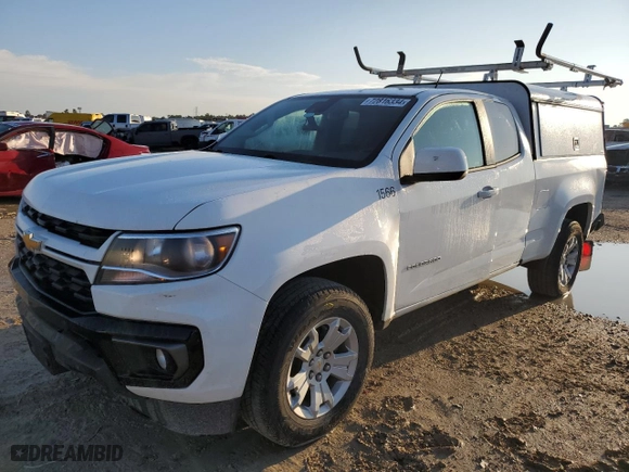2022 Chevrolet Colorado 4WD LT with VIN 1GCHTCEA1N1170396, listed as a Copart auction lot 72816334 with 50,505 mi miles and Salvage Title. Bid and sale history available at carsss.com. Image 1.