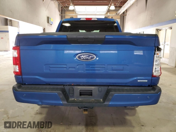2022 Ford F-150 XL with VIN 1FTEW1EP4NFB79809, listed as a Copart auction lot 49792665 with 83,955 mi miles and Salvage Title. Bid and sale history available at carsss.com. Image 6.