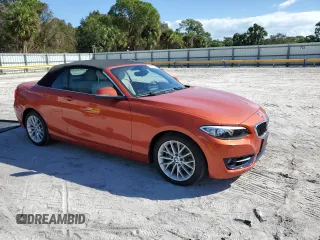 2016 BMW 2 Series 228i with VIN WBA1K9C50GV710942, listed as a Copart auction lot 77700934 with 28,643 mi miles and Salvage Title. Bid and sale history available at carsss.com. Image 4.