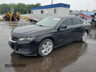 2015 Chevrolet Impala LS with VIN 2G11X5SL4F9163519, listed as a Copart auction lot 58365725 with 133,471 mi miles and Salvage title. Bid and sale history available at DreamBid. Image 1.