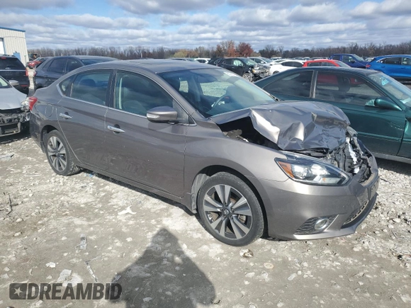 2017 Nissan Sentra SL with VIN 3N1AB7AP8HY237200, listed as a Copart auction lot 80703754 with 45,298 mi miles and Salvage title. Bid and sale history available at DreamBid. Image 4.