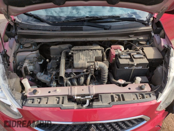 2019 Mitsubishi Mirage GT with VIN ML32A5HJ9KH015393, listed as a Copart auction lot 61653885 with 33,965 mi miles and Salvage title. Bid and sale history available at DreamBid. Image 11.