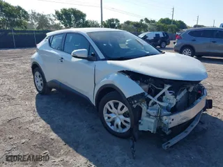 2021 Toyota C-HR LE with VIN NMTKHMBX6MR121247, listed as a IAAI auction lot 41701773 with 57,743 mi miles. Bid and sale history available at carsss.com. Image 1.
