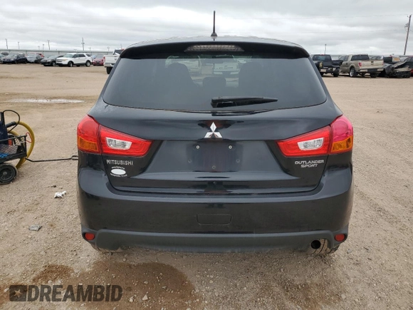 2014 Mitsubishi Outlander Sport ES with VIN 4A4AP3AU7EE005024, listed as a Copart auction lot 55307285 with 127,033 mi miles and Clean Title. Bid and sale history available at carsss.com. Image 6.