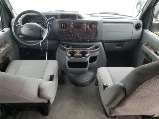 2014 Ford Econoline Passenger XL with VIN 1FBNE3BL0EDA92960, listed as a Copart auction lot 68583924 with 73,153 mi miles and Salvage Title. Bid and sale history available at carsss.com. Image 8.