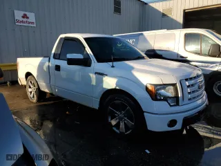 2011 Ford F-150 XL with VIN 1FTMF1CF1BKD07819, listed as a Copart auction lot 89199885 with 206,246 mi miles and Salvage Title. Bid and sale history available at carsss.com. Image 4.