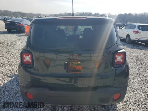 2017 Jeep Renegade Altitude with VIN ZACCJBBH6HPG29616, listed as a Copart auction lot 48911005 with 121,526 mi miles and Salvage title. Bid and sale history available at DreamBid. Image 6.
