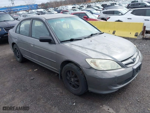 2004 Honda Civic LX with VIN 2HGES16584H503108, listed as a IAAI auction lot 41740147 with 212,102 mi miles. Bid and sale history available at carsss.com. Image 1.