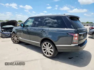 2016 Land Rover Range Rover Supercharged with VIN SALGS2EF5GA277421, listed as a Copart auction lot 62776115 with 93,201 mi miles and Salvage title. Bid and sale history available at DreamBid. Image 2.