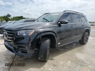 2024 Mercedes-Benz GLS 450 with VIN 4JGFF5KE7RB171680, listed as a Copart auction lot 62103174 with 845 mi miles and Non Repairable. Bid and sale history available at DreamBid. Image 1.